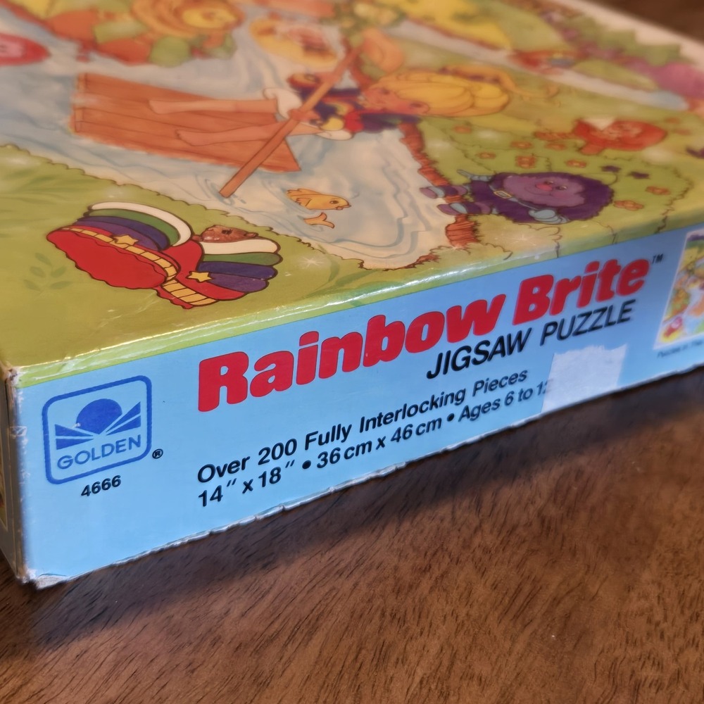 Vintage 1983 Hallmark Rainbow Brite Jigsaw Puzzle 200 Piece - Picture 14 of 15